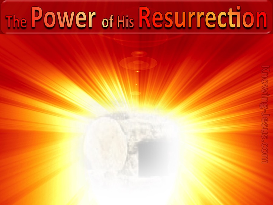 The Power of His Resurrection (devotional)01-12 (gold)